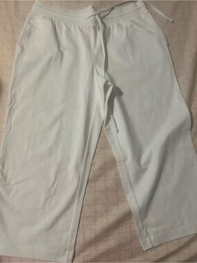 Style & Co. White Women's Drawstring Joggers